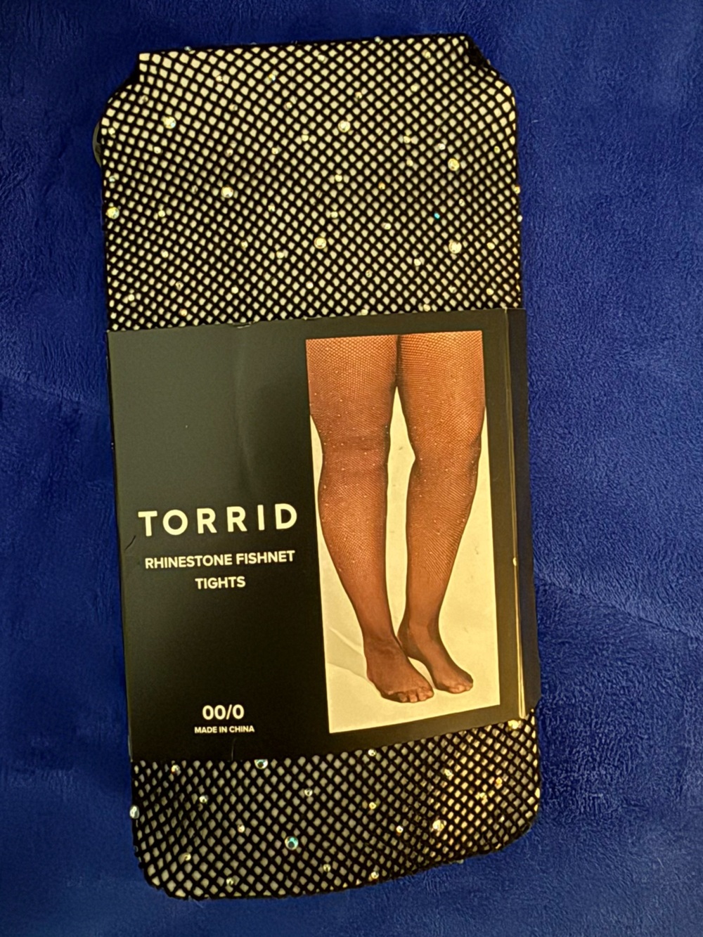 torrid Black Rhinestone Fishnet Tights - Sparkle Accent